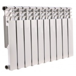 Радиатор алюминиевый МеталлСервис Therma Q1 500/80 10 секций, боковое подключение, белый