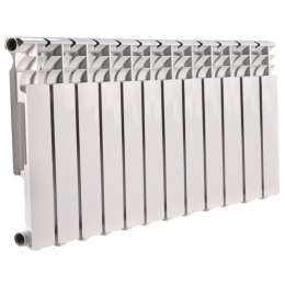 Радиатор алюминиевый МеталлСервис Therma Q1 500/80 12 секций, боковое подключение, белый