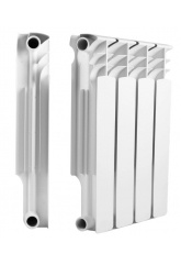 Радиатор алюминиевый МеталлСервис Therma Q1 500/80 4 секции, боковое подключение, белый