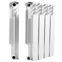Радиатор алюминиевый МеталлСервис Therma Q1 500/80 4 секции, боковое подключение, белый