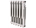 Радиатор алюминиевый МеталлСервис Therma Q1 500/80 6 секций, боковое подключение, белый
