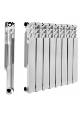 Радиатор алюминиевый МеталлСервис Therma Q1 500/80 8 секций, боковое подключение, белый
