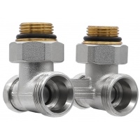 Узел нижнего подключения радиатора угловой 3/4" Vieir Multiflex для двухтрубных систем