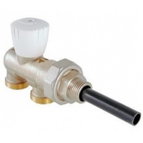 Узел инжекторный для нижнего подключения радиатора Vieir с ручным управлением для однотрубных систем купить в интернет магазине Санрай73