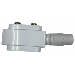 Комплект для нижнего подключения радиатора Vieir белый 3/4"EKх1/2" вращающиеся патрубки