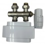 Комплект для нижнего подключения радиатора Vieir белый 3/4"EKх1/2" вращающиеся патрубки