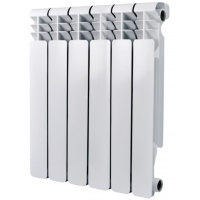 Радиатор алюминиевый Vieir Standart 500/80 6 секций, боковое подключение, белый