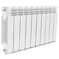 Радиатор биметаллический Vieir Standart 500/100 10 секций, боковое подключение, белый