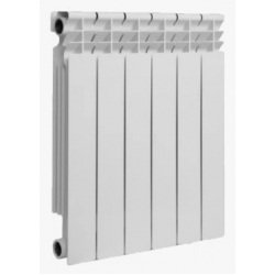 Радиатор биметаллический Vieir Standart 500/80 6 секций, боковое подключение, белый