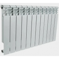 Радиатор биметаллический Vieir Standart 500/80 12 секций, боковое подключение, белый