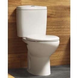 Унитаз VICTORIA с горизонтальным выпуском белый