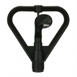 Разбрызгиватель бабочка 1/2" нар. Черный Green Helper