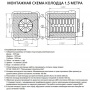Колодец цельнолитой Термит h1500 мм