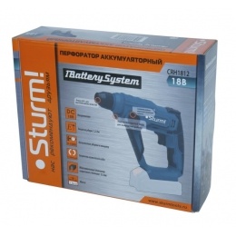 Аккумуляторный перфоратор Sturm! CRH1812 1BatterySystem