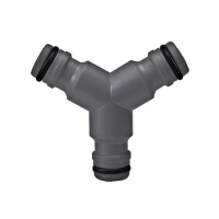 Штуцер тройной для быстросъема, пластик