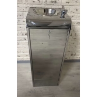 Фонтанчик питьевой "Ученик" с краном поилкой (1мм) нержавеющая сталь