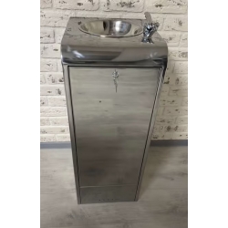 Фонтанчик питьевой "Ученик" с краном поилкой (1мм) нержавеющая сталь