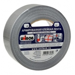 Клейкая армированная лента UNIBOB серая 48/50м