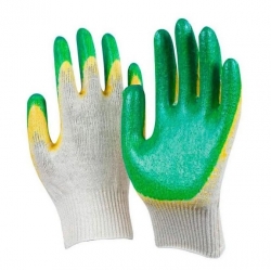 Перчатки двойной облив латекс