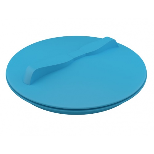 Крышка с дыхательным клапаном 350 мм цвет синий купить в интернет магазине Санрай73