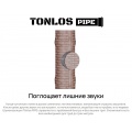 Шумоизоляция канализационных труб TONLOS PIPE, D110мм, толщина 8мм, L до 3м