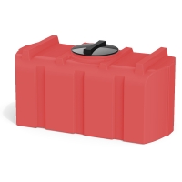 Емкость 300 литров прямоугольная (красный) Polimer Group R-300