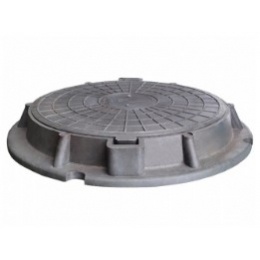 Люк колодезный полимерный, тип Л до 3 т облегченный черный