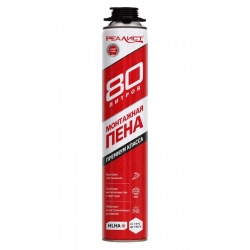 Пена монтажная профессиональная REALIST PRO Red 80 л