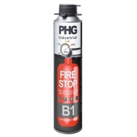 Пена монтажная профессиональная PHG Industrial Fire stop B1, огнестойкая, 750мл