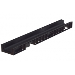 Лоток водоотводный пластиковый Aquastok ЛВП Norma DN100, 1000*148*70, класс нагрузки C250