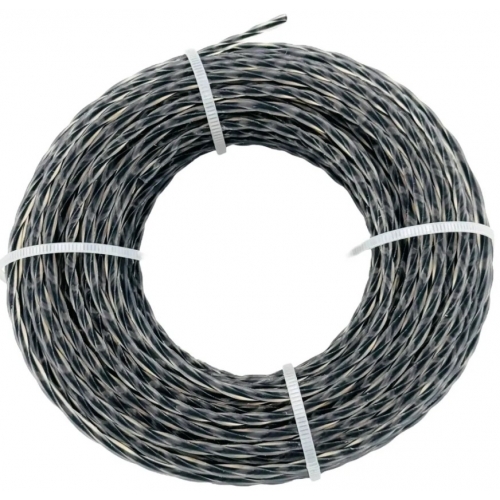 Леска для газонокосилки Torgwin серебро 4 мм х 15 м витая с графитовым наполнителем купить в интернет магазине Санрай73