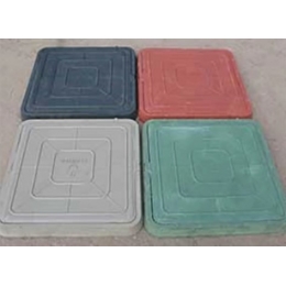 Люк колодезный полимерный 6 кН (0,6т/м) квадратный 660х60 мм, зеленый