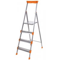 Стремянка стальная Nika 4 ступени с лотком