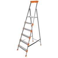 Стремянка стальная Nika 6 ступеней с лотком