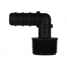 Муфта для трубки Г-обр. 16мм х 3/4" нар Green Helper