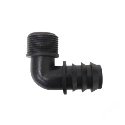 Муфта для трубки Г-обр. 25мм х 3/4" нар Green Helper