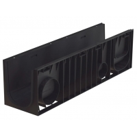 Лоток водоотводный пластиковый Aquastok ЛВП Norma DN200, 1000*260*280, класс нагрузки C250