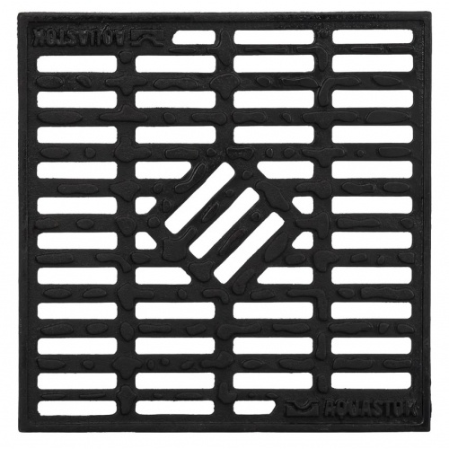 Решетка чугунная Aquastok для дождеприемника 300*300 капля B125 купить в интернет магазине Санрай73