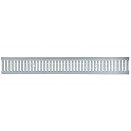 Решетка штампованная оцинкованная Aquastok Norma DN200, 1000*245*22, класс нагрузки А15, щелевая