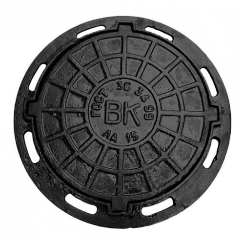 Люк колодезный чугунный ВК Л до 1,5 т. ГОСТ 363499 купить в интернет магазине Санрай73