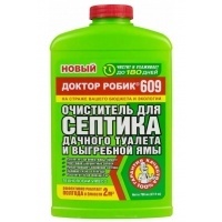 Очиститель для септика и дачного туалета 0,798л Доктор Робик