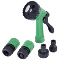 Набор для полива Frog Tools, пистолет 4 режима, 4 соединения, 3/4"