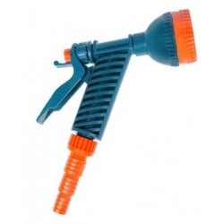 Пистолет 8-ми функциональный, фиксатор, штуцер 1/2-5/8-3/4"