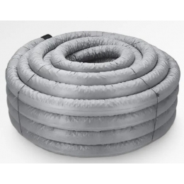 Дренажная труба 110 мм в фильтре геотекстиль Сибур (50м) с перфорацией 360°