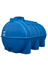 Емкость 1500 литров овально-горизонтальная Aquaplast, синий