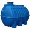 Емкость 3000 литров овально-горизонтальная Aquaplast, синий