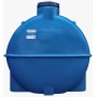Емкость 3000 литров овально-горизонтальная Aquaplast, синий