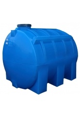 Емкость 5000 литров овально-горизонтальная Aquaplast, синий