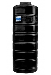 Емкость 1000 литров овально-вертикальная Aquaplast, черный