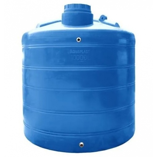 Емкость 10000 литров овально-вертикальная Aquaplast, синий купить в интернет магазине Санрай73